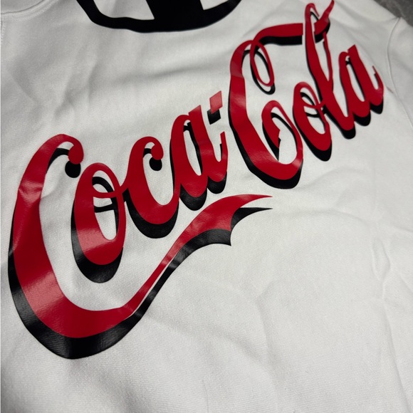 Mens Champion Coca Cola White Hoodie Limited - Picture 5 of 8